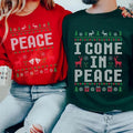 Come Peace Matching Ugly Couple Couples Ugly Humorous Couple Shirt Humorous Couples XMas Shirt T-Shirts