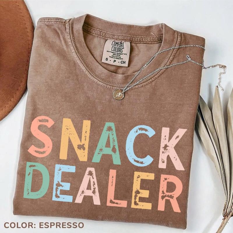 Comfort Color Snack Dealer Shirt Funny Mom Shirt Mom Twins Mom Mom Triplets T-Shirts
