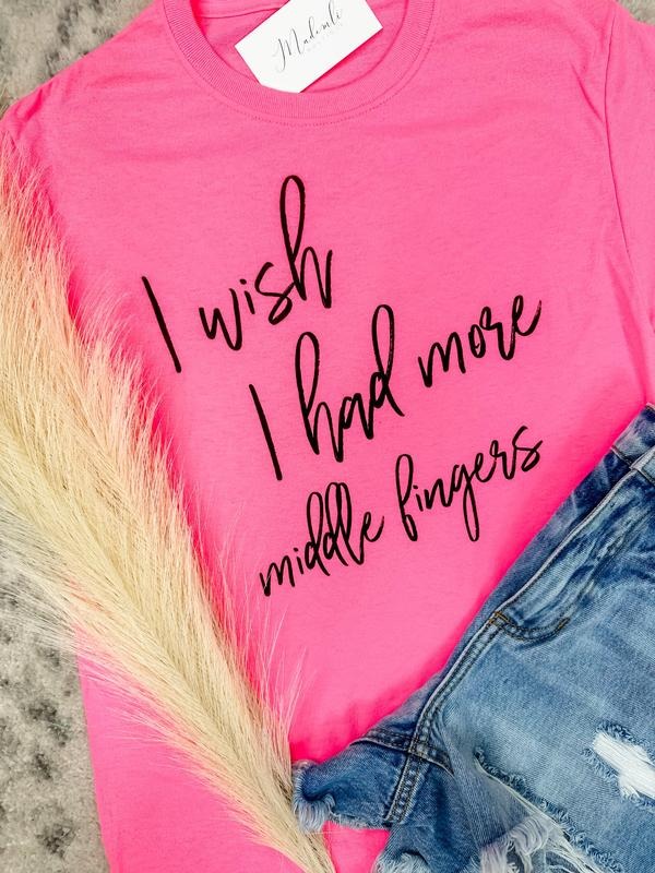 Comfort Colors Middle Fingers T-Shirts