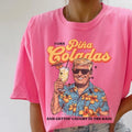 Comfort Colors I Like Pina Coladas Short Sleeve Casual Cotton T-Shirts