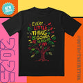 'Every Little Thing' Motivational Pink Orange Gradient Embossed Gold Text Daily Concert T-Shirts