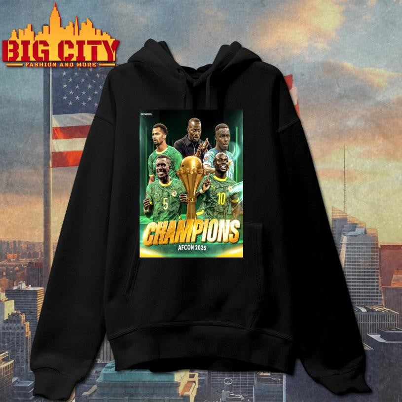 Congrats Senegal Champions AFCON 2025 Poster Shirt