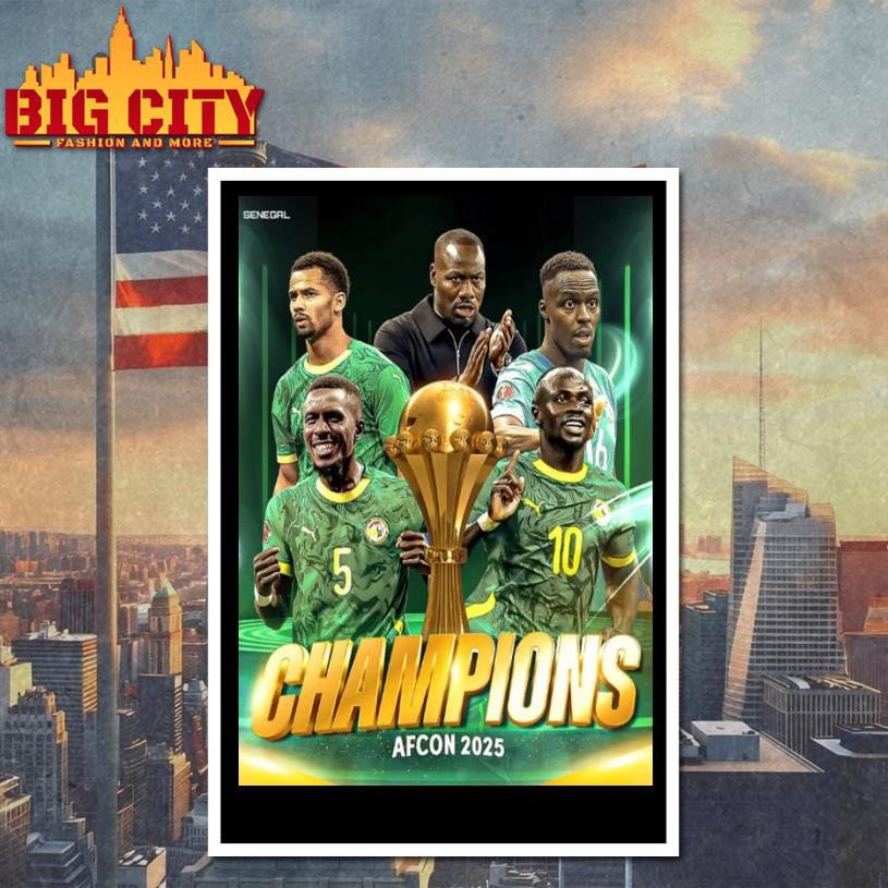 Congrats Senegal Champions AFCON 2025 Poster Shirt