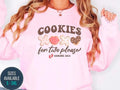 Cookies Two Please Valentine Pregnancy Announcement Valentine Shirt Pregnancy Reveal Valentine Maternity Shirt T-Shirts