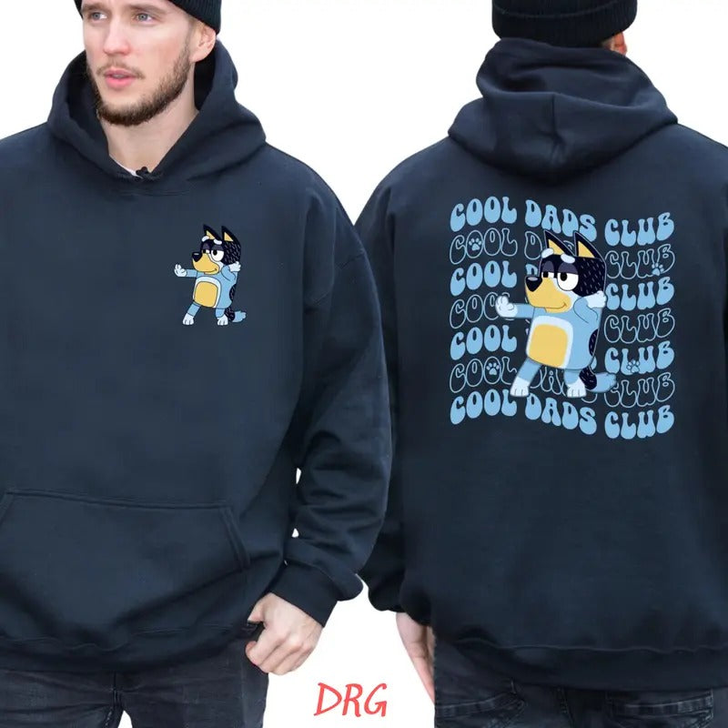 Cool Dad Bluey DRG Bluey Shirt DRG Bandit Cool Dad Club Dad Bluey Rad Dad Club Sweate Cool Dad Bluey Classic Cotton T-Shirts