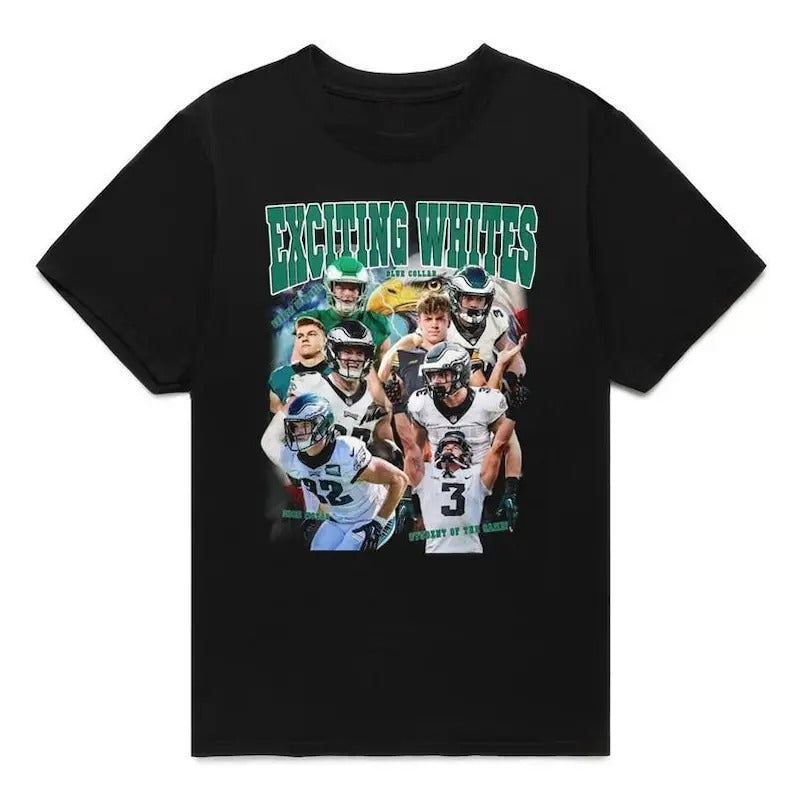 Cooper DeJean Reed Blankenship Exciting Whites Bootleg Philadelphia Football T-Shirts
