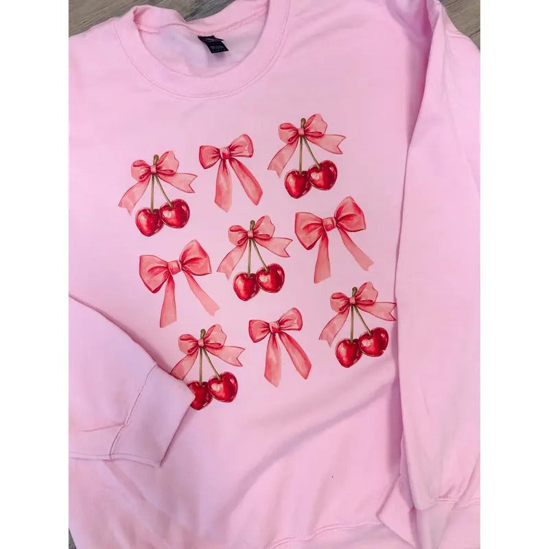Coquette Cherries Top T-Shirts