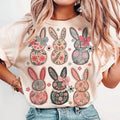 Coquette Easter Bunny Floral DTF Transfers THIS IS NOT SHIRT T-Shirts