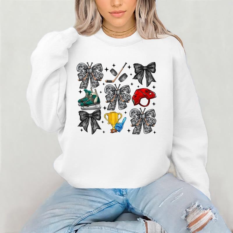 Coquette Hockey DTF Transfers THIS IS NOT SHIRT T-Shirts