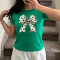 Coquette St Patrick'S Day Bow Baby St Patrick'S Day Shirt Lucky Shamrock Shirt St Patrick'S Irish Bow Y2K 2000'S Streetwear T-Shirts