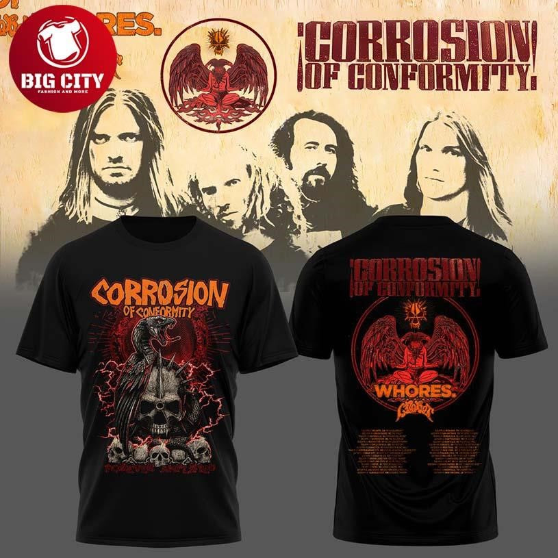 Corrosion Of Conformity 2026 Tour Celebrating Two Sided Shirt