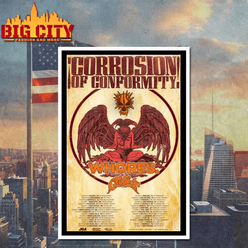 Corrosion of Conformity Fall Tour 2026 Poster Shirt