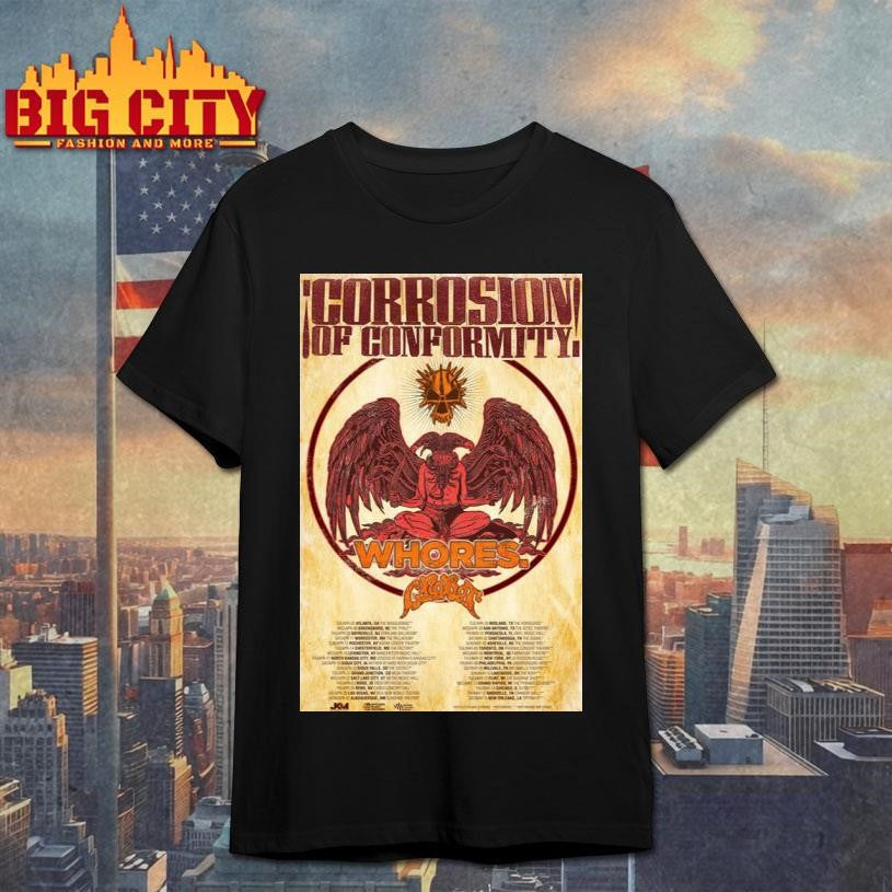 Corrosion of Conformity Fall Tour 2026 Poster Shirt