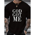 [Cotton ] 100% Cotton God Got Me Comfortable Durable Casual 1 Pc Short Sleeve Summer Made USA T-Shirts