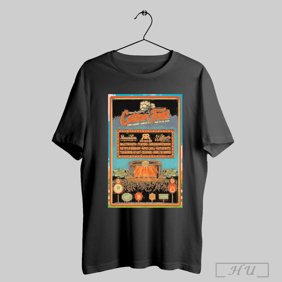 Cotton Fest Cooks Garage In Lubbock June 26 28 2025 Tour Poster T Shirt