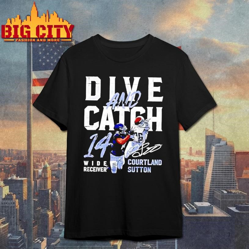 Courtland Sutton Dive And Catch Shirt
