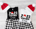 Cousin Crew 2023 Shirt Family Matching Cousins Group Xmas Family Gathering T-Shirts