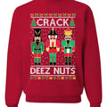 Crack Deez Nuts Meme Merry Ugly Funny T-Shirts