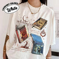 Crescent City Fan Shirt Lunathion Light Up Shirts SJM Inspired Fourth Wing Blue Collar Book Lover T-Shirts