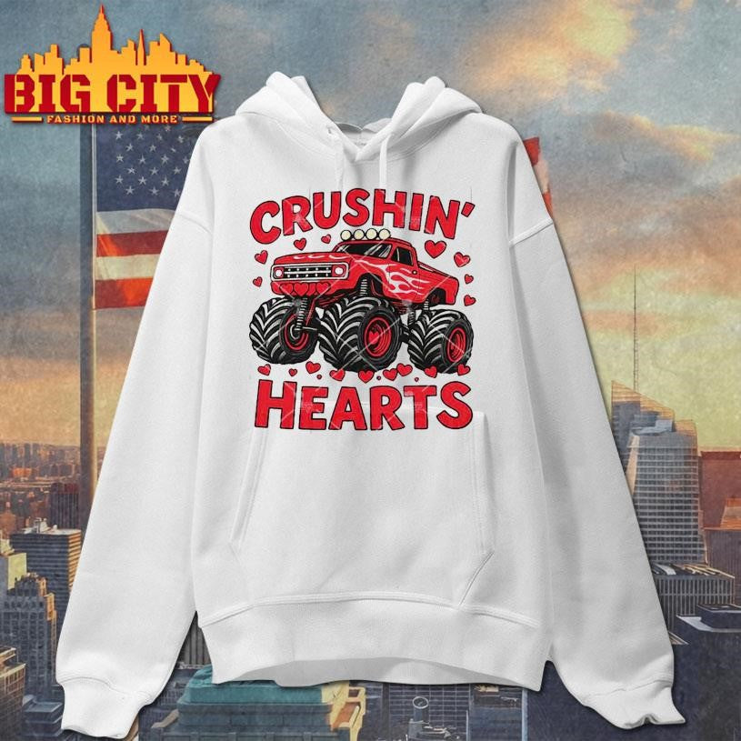 Crushin’ Hearts Boy Valentine’s Day Shirt
