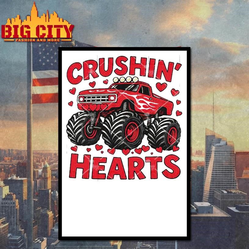 Crushin’ Hearts Boy Valentine’s Day Shirt