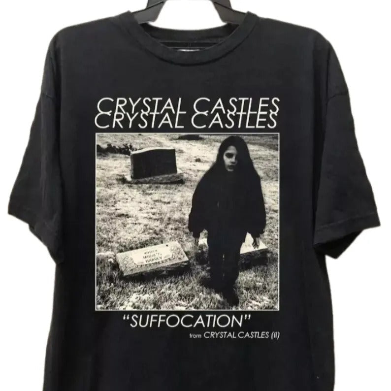 Crystal Castles 90s Music Band Classic T-Shirts
