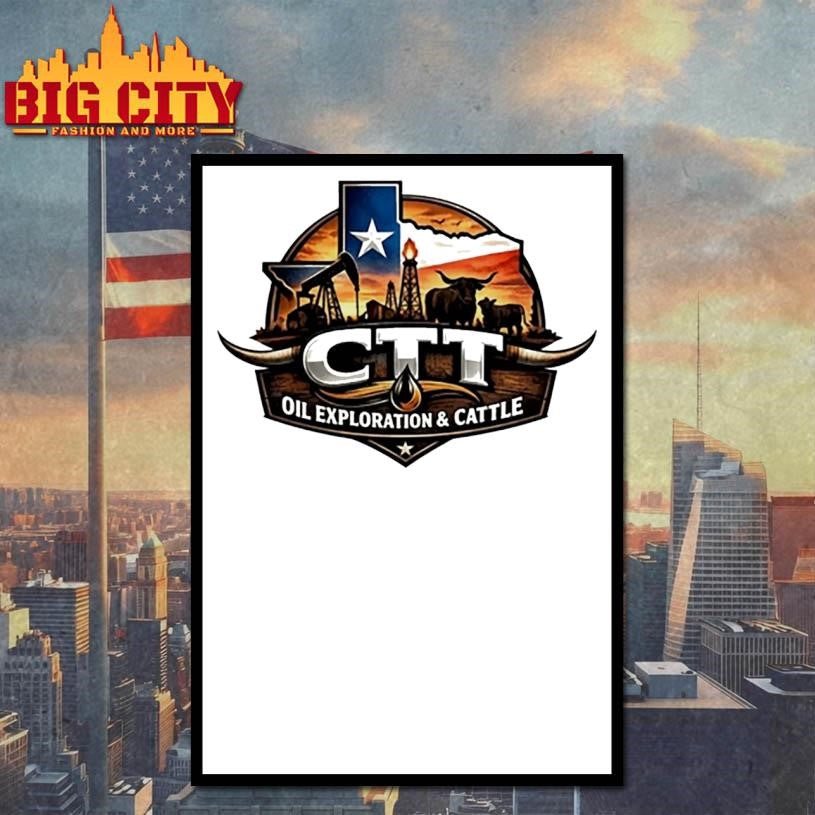 Ctt Oil Exploration And Cattle Graphic Shirt