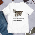 I Am Contaminated Funny Cat Meme Shirt Ironic Shirt Weirdcore Low Poly Feline Oddly Specific Unhinged Cursed T-Shirts