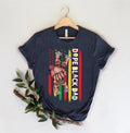 Custom Dope Black Dad Black Father Shirt Names Black Man African American Shirt Daddy Shirt 02 T-Shirts