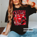Custom Football Football Bootleg Football Team Number Player Name Photo Shirt Family Shirt Personalized Shirt T-Shirts
