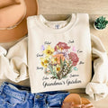 Custom Grandma'S Garden Custom Birth Month Flower Shirt Grandma Mimi Nana Gigi Grandma Plant Custom Grandma T-Shirts