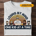 Custom Losing My Mind One Kid Time Shirt Losing My Mind Shirt Daughter Shirt Dad Custom Shirt Menswear Top T-Shirts