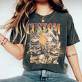 Custom Photo Cat Bootleg 90s Shirt Custom Cat Bootleg Rap Shirt Custom Pet Photo Your Own Bootleg Shirt T-Shirts