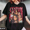 Custom Photo Shirt Top Womenswear Underwear Streetwear Summer Comfort Round Neck Casual Baggy Loose T-Shirts