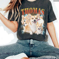 Custom Your Dog Cat Pets Retro 90s Personalized Dog Shirt Personalized Pet Shirt Global Trending Outfits T-Shirts