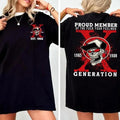 Customize Gen X Proud Member Fck Your Feelings Inspired Funny Saying Sarcasm Quotes Badass Generation FAFOT T-Shirts