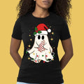 Cute Ghost Tree Cake Merry Happy New Year T-Shirts