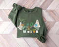 Cute Ghost Plant Lady Halloween Ghost Plant Lover Funny Halloween Fall T-Shirts