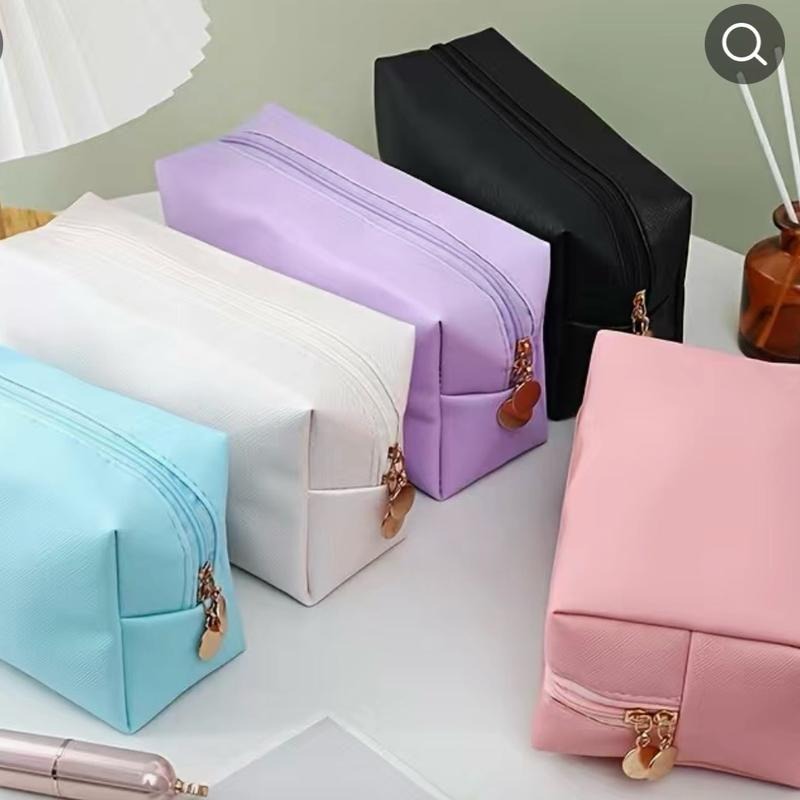 Cute Ombre Zippered Makeup Bags Travel Daily Routines T-Shirts