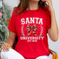 Cute Santa University Coquette Shirt Party Xmas Santa Shirt T-Shirts