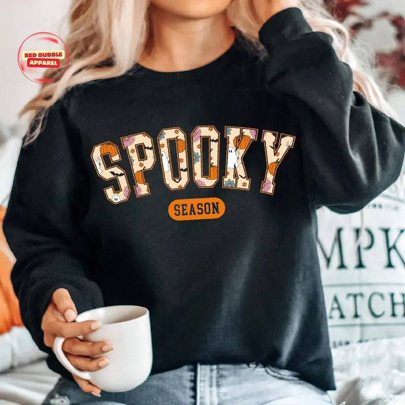 Cute Spooky Season Halloween Halloween Cute Fall Halloween T-Shirts
