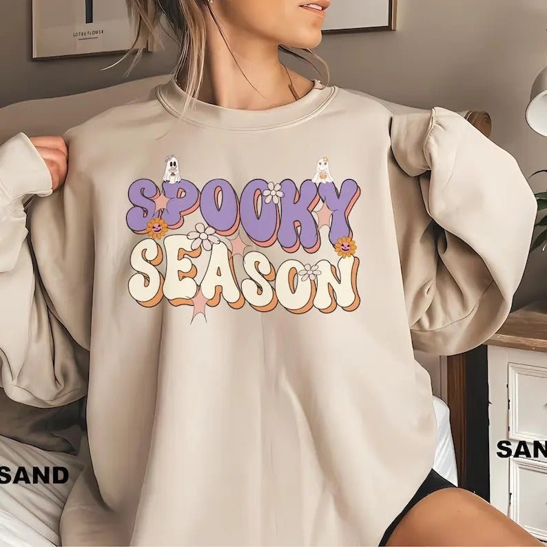 Cute Spooky Season Cute Halloween Fall Halloween Spooky Season Halloween Cute Fall T-Shirts