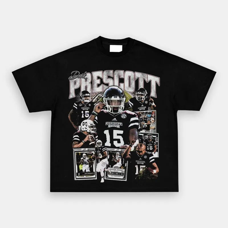 DAK PRESCOTT Vintage Baseball PGA Masters Open Golf Casual Classic Cotton Fabric Menswear Top Medium T-Shirts