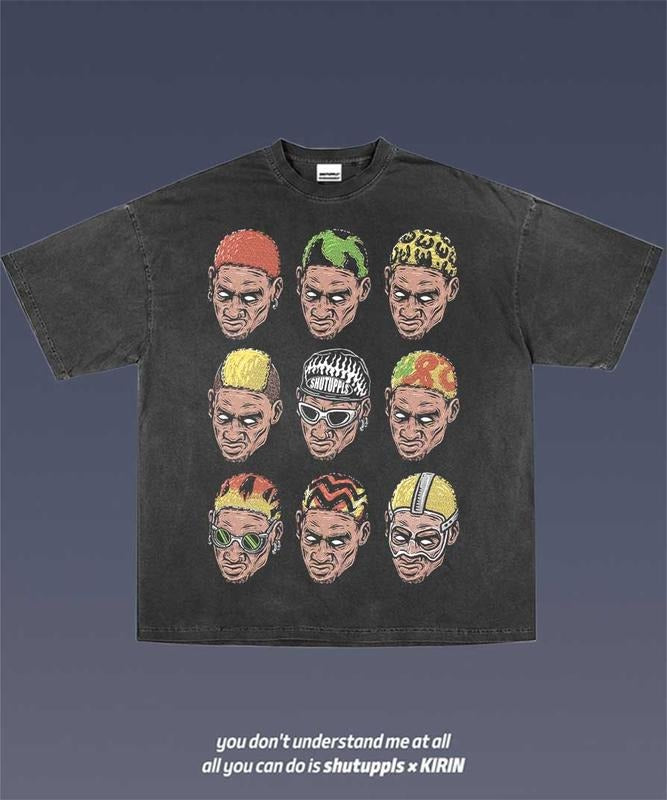 DENNIS RODMAN 7.8 VINTAGE SPORT FAN T-Shirts