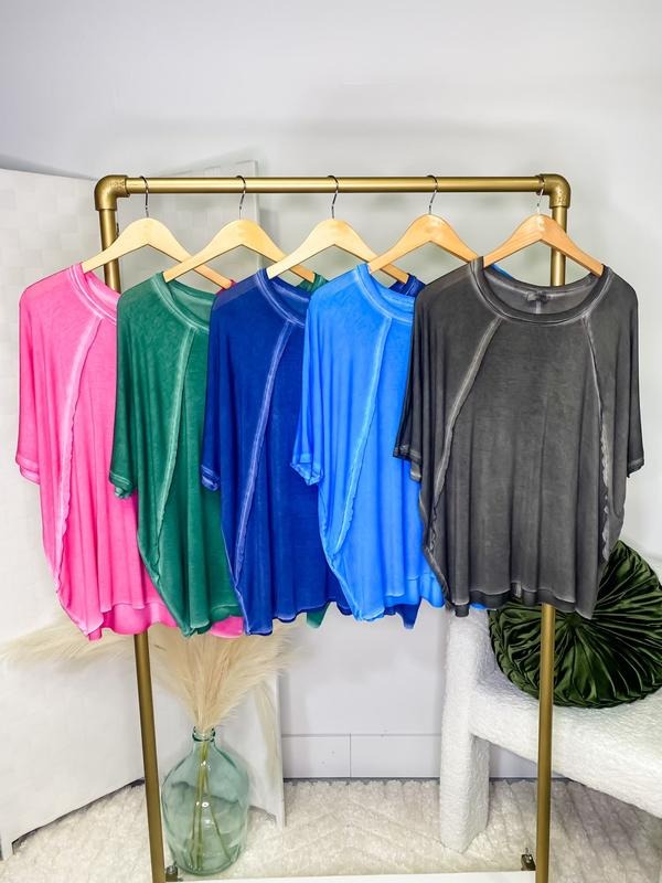 DOORBUSTER Left Wonder Mineral Wash Top T-Shirts