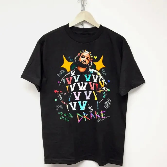 DRAKE Vtg Rap Concert Tour Classic Cotton T-Shirts