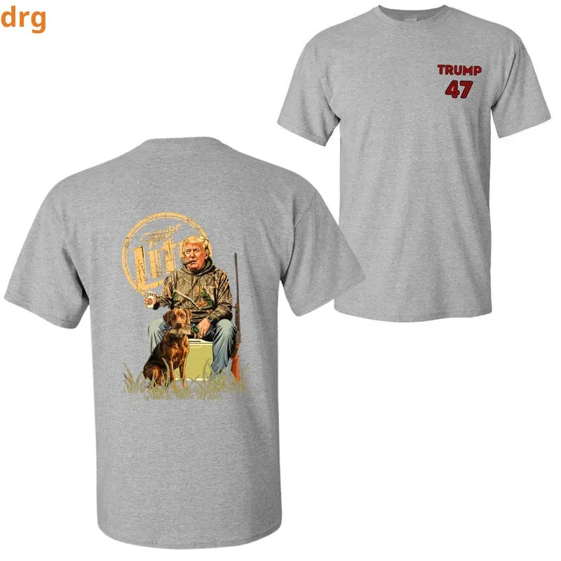 DRG Trummpp 47 Winter Lit Patriotic Hunting Casual Top Trummpp Supporters T-Shirts