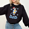Dad Blueys Family Matching Shirts Dad Mum Blueys Merry Blueys Cute Blueys T-Shirts