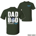 Dad Bod Powered Busch Light Casual Beer Can 100% Cotton Fun Bold Black Not Specified Top Menswear T-Shirts