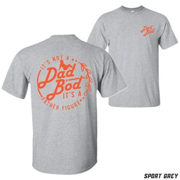 Dad Bod Fun ''S Not Dad Bod 'S Father Figure' Relaxed Fit Ideal Streetwear Vacation Outfits Everyday Casual T-Shirts